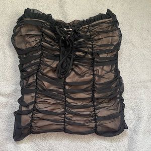 Mesh black size large fashionova dress